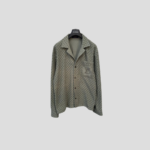 LV French Terry Jacquard Overshirt In The New Sage Color