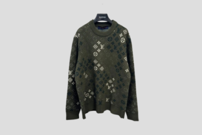 LV Monogram Pullover In Forest Night Color