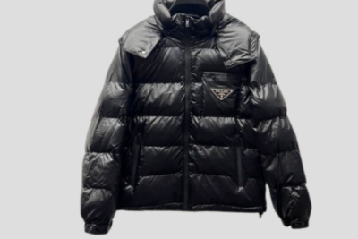 Prada Re-Nylon Down Jacket Black