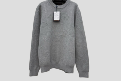 LV Embellished Knitted Crewneck