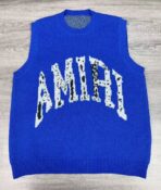 Amiri Sweater Vest Blue - Image 3