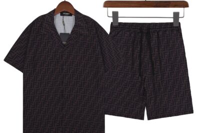 Fendi Short Set Black