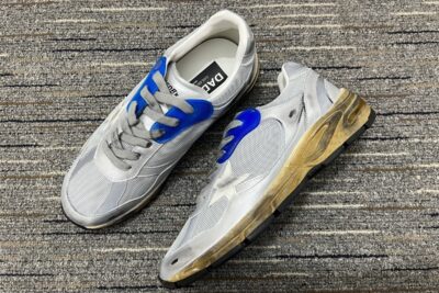 Golden Goose Leather Star Mesh Running Sneakers