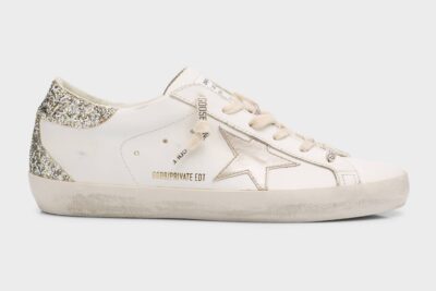 Golden Goose - Superstar Glitter Leather Low-Top Sneakers