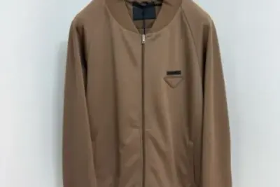 Prada Track Jersey Brown