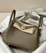 Hermès Mini Lindy Bag Etoupe