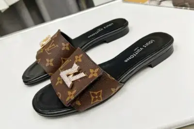 LV Women Slipper Brown