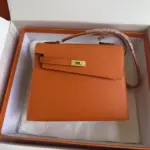 Hermes Kelly Bag Orange