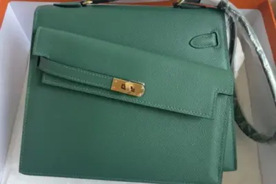 Hermes Kelly Bag Deep Green