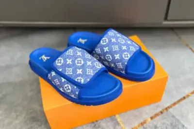 LV Slipper Blue