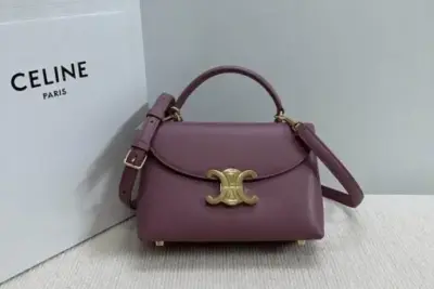 Celine Teen Nino Celadon Bag Maroon