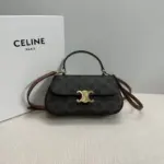 Celine Lola Leather Bag in Black