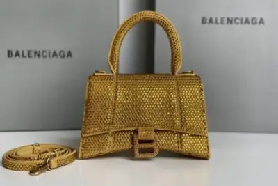 Balenciaga Hourglass Bag Golden