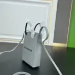 Balenciaga phone Bag Grey