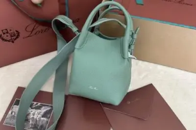 Loro piana Bucket Bag Mineral Green
