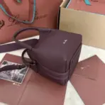 Loro piana Bucket Bag Maroon - Image 2