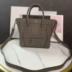 Celine Micro Luggage Tote Bag Brown