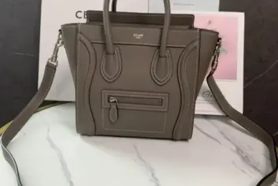 Celine Micro Luggage Tote Bag Brown
