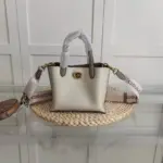 Coach Willow 18 Tote Bag In Leather Grey