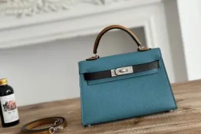 Hermès Mini Kelly Bag Slate Blue