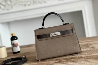 Hermès Mini Kelly Bag Etoupe