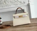 Hermès Mini Kelly Bag White