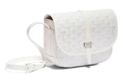Goyard Belvedere Bag White