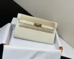 Hermes Kelly Bag Off White & Grey