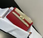 Hermes Kelly Bag Red & Brown