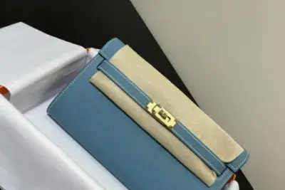 Hermes Kelly Bag Blue jean