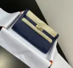 Hermes Kelly Elan Bag Grey & Blue