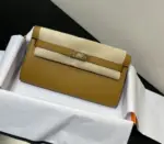 Hermes Kelly Bag Brown & Grey