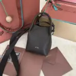 Loro piana Bucket Bag Black - Image 3
