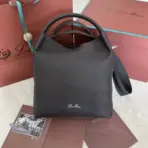 Loro piana Bucket Bag Black