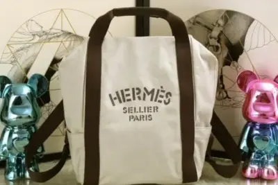 Hermès Sac de Pansage Groom Bag White
