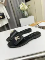LV Women Slipper Black - Image 2