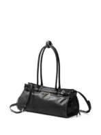 Bonnie Medium Leather Bag Black - Image 2