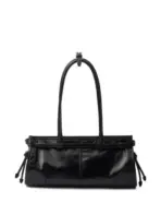 Bonnie Medium Leather Bag Black - Image 3