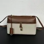 Loro piana Lunch Box Bag in Grey & Brown