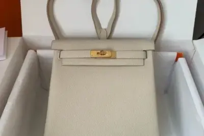 Hermes Kelly Ado Bag Leather Grey