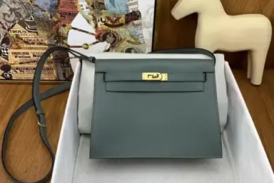 Hermès Kelly Danse Jumping Bag Forest Green