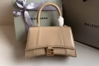 Balenciaga Hourglass Bag Beige