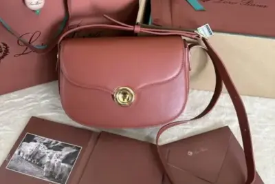 Loro Piana Mini Ghiera Bag Terracotta