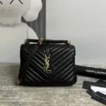 YSL Saint Laurent Loulou Toy Crossbody Bag Black