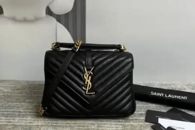 YSL Saint Laurent Loulou Toy Crossbody Bag Black