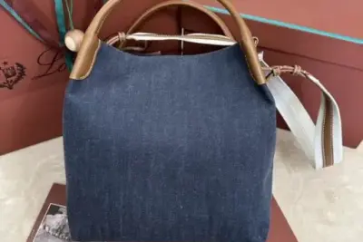 Loro piana Bucket Bag Blue