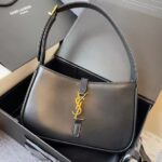 YSL Hobo Bag Glossy Black