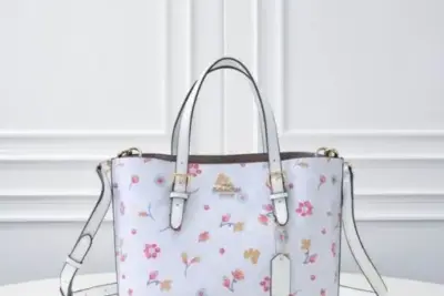 Coach Mollie Tote 25 with Flower Print