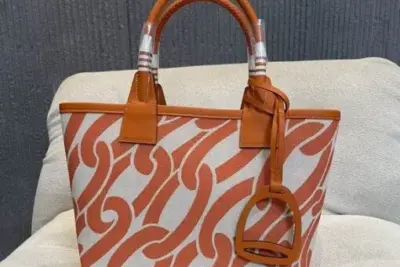 Hermes Steeple Tote Bag Orange