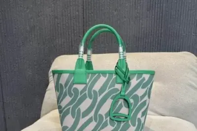 Hermes Steeple Tote Bag Green